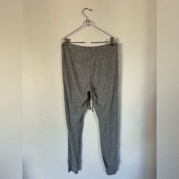 Aerie Gray Cotton Leggings Large Grey - Picture 7 of 7